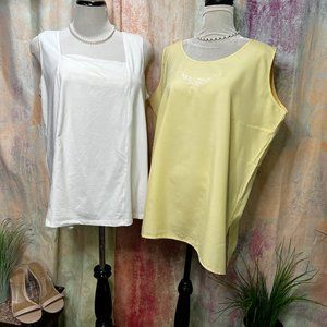📌Lane Bryant  & VTG Just in Time Two Tank Tops